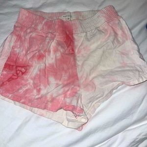 PACSUN Pink tie dye shorts